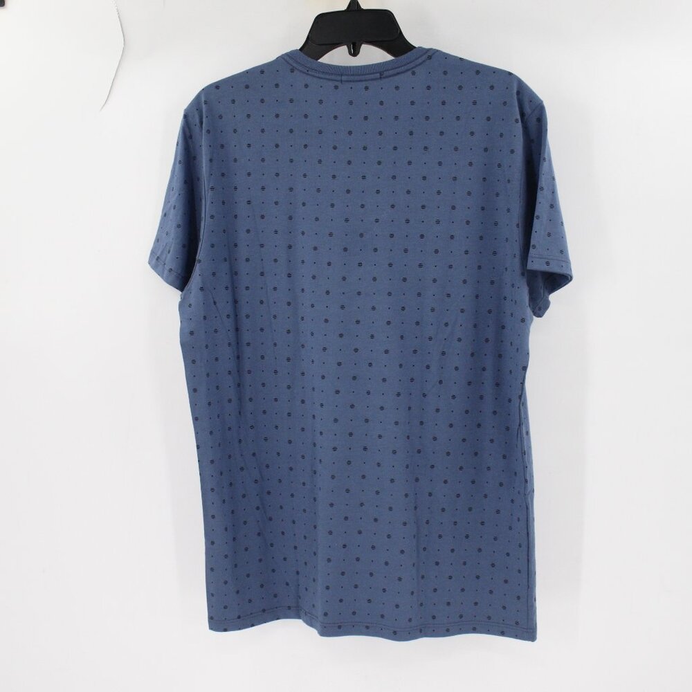 Marine Layer Shirt Mens Medium Geometric Crew Neck Short Sleeve Cotton Modal geo - Picture 6 of 10